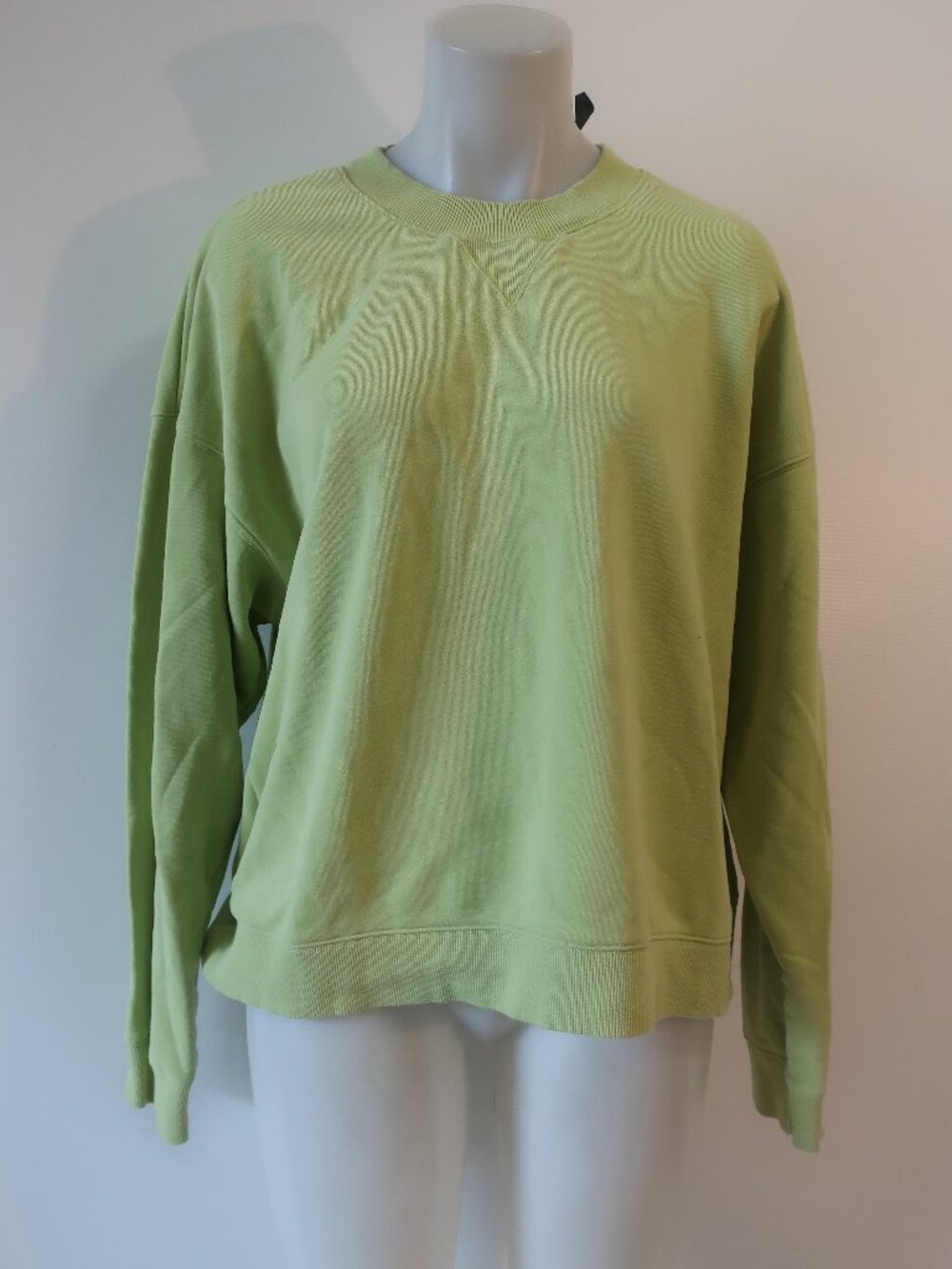 Womens Vuori Chartreuse Green (Item- 37) Crewneck Pullover Sweatshirt Top XL - Picture 3 of 6